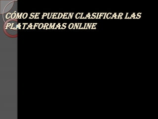 Identifica las tipologías multimedia