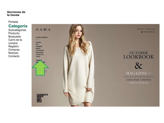 Secciones de  la tienda  Portada Categoría Subcategorías Producto Búsqueda Carro de la compra Registro Compras Noticias Contacto 