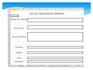 Tallerde excel