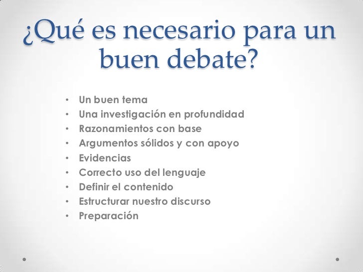 Taller de oratoria y debate