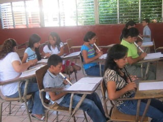 Taller de flauta con la