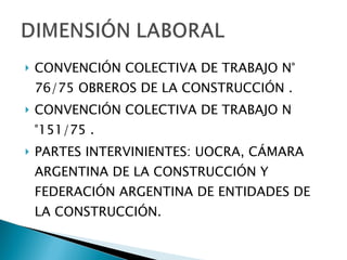 CONVENCIÓN COLECTIVA DE TRABAJO N° 76/75 OBREROS DE LA CONSTRUCCIÓN . CONVENCIÓN COLECTIVA DE TRABAJO N°151/75 . PARTES INTERVINIENTES: UOCRA, CÁMARA ARGENTINA DE LA CONSTRUCCIÓN Y FEDERACIÓN ARGENTINA DE ENTIDADES DE LA CONSTRUCCIÓN. 