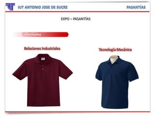 Vestimenta
Relaciones Industriales Tecnología Mecánica
 