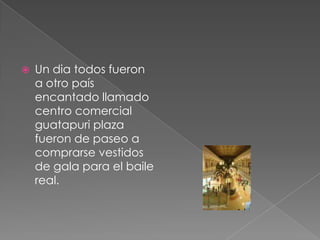 XIMENA SOFIA HERRERA C.LaS 3 pRiNcEsAS y eLPrInCiPeHabia una vez en la ciudad de valledupar tres princesas llamadas la 1era laura la princesa de la belleza, la 2da dayana de la fortuna, la 3era ximena de la alegria. Su mejor amigo era principemario.