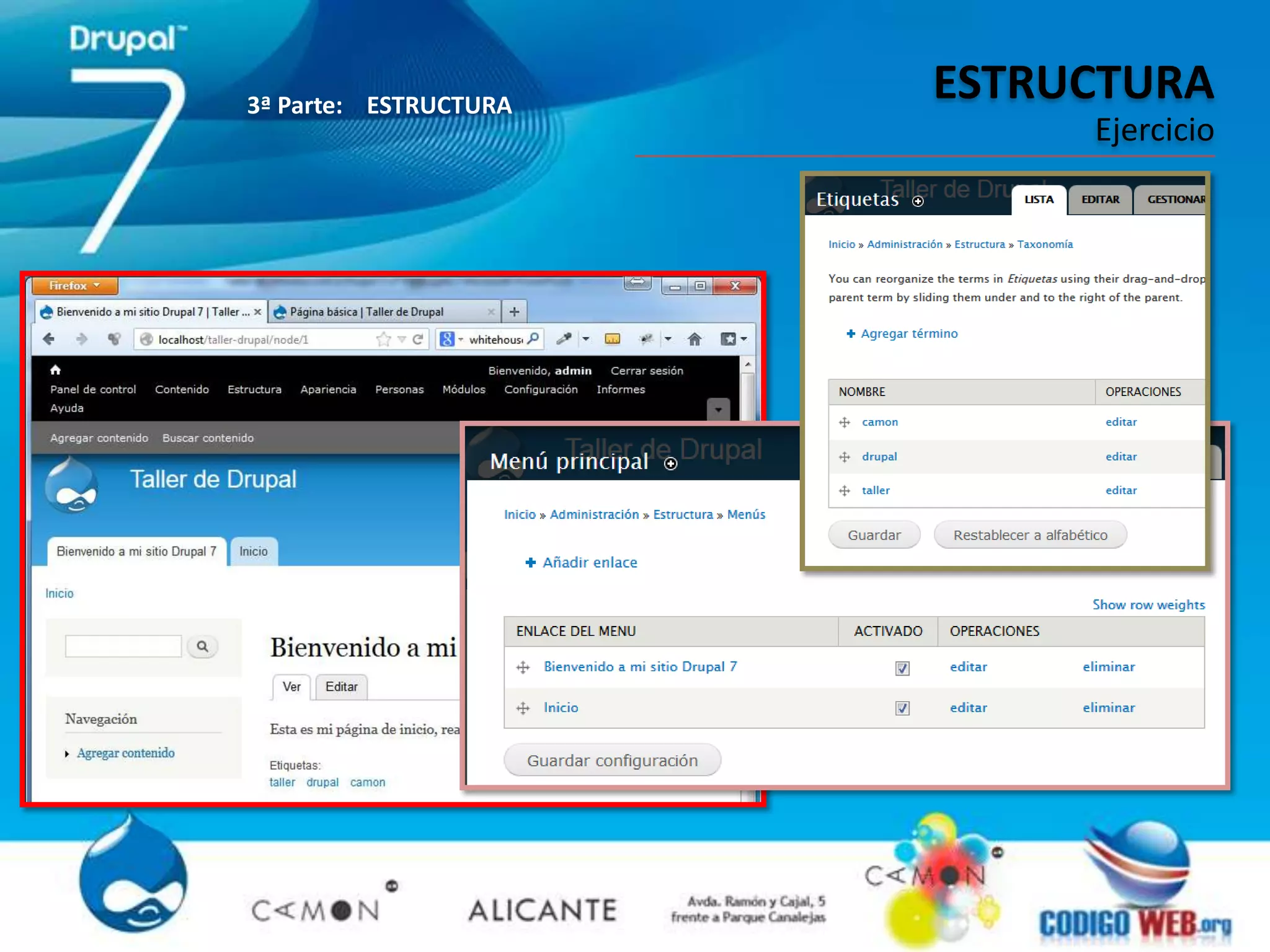 3ª Parte: ESTRUCTURA
                       ESTRUCTURA
                            Ejercicio
 