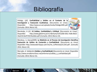 Bibliografía 
