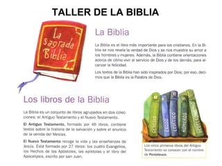 TALLER DE LA BIBLIA 