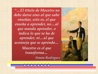 Simon Manda Ley Organica de Educación | PPTX