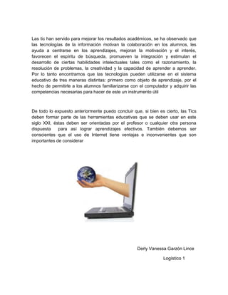 Taller de  las tics[1]