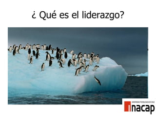 ¿ Qué es el liderazgo? 