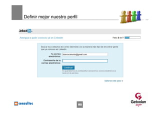 Definir mejor nuestro perfil




                               149
 