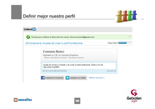 Definir mejor nuestro perfil




                               150
 