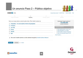 Un anuncio Paso 2 – Público objetivo




                         172
 