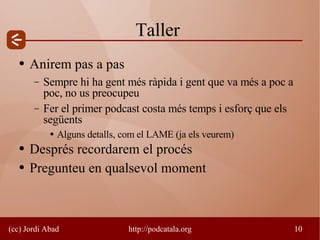 Taller de Podcasting