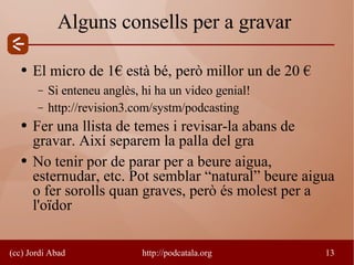 Taller de Podcasting