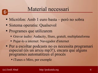 Taller de Podcasting