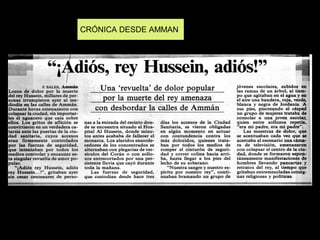 CRÓNICA DESDE AMMAN
 