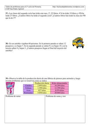 Taller de problemas 2º ciclo Parte I | PDF