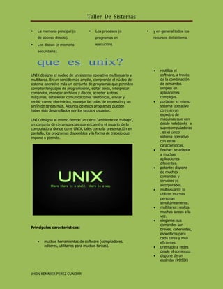 Taller  de  sistemas