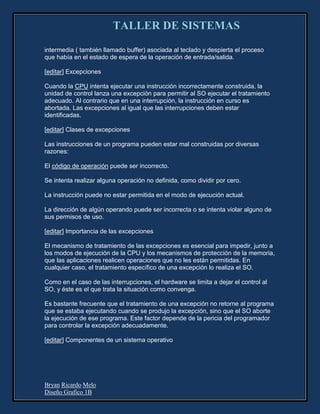 Taller de sistemas bryan melo