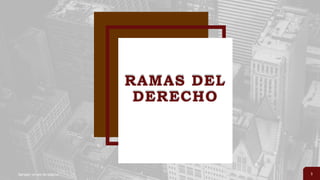 RAMAS DEL
DERECHO
Agregar un pie de página 3
 