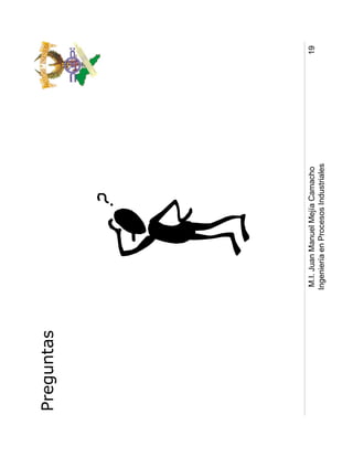 Preguntas




             M.I. Juan Manuel Mejía Camacho       19
            Ingeniería en Procesos Industriales
 