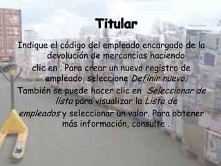 Encargado de Compras