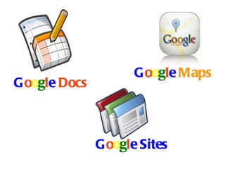 G o o g l e   Docs G o o g l e   Maps G o o g l e Sites 