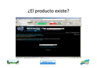¿El producto existe?
 