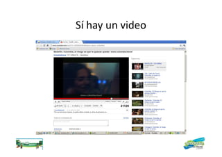 Sí hay un video
 