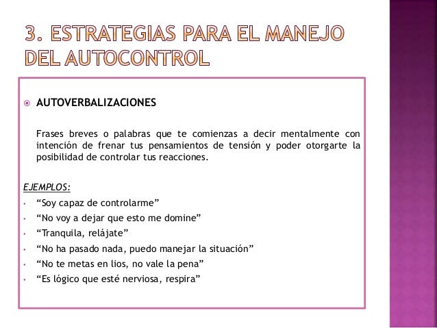 Taller Emocional Autocontrol Emocional
