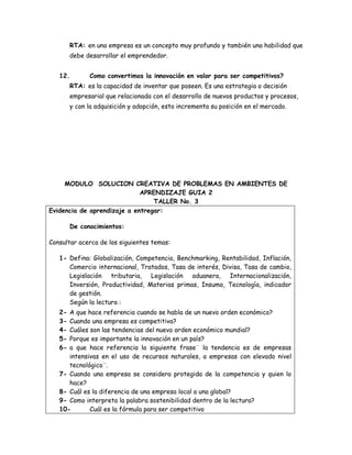 Taller empremdimiento