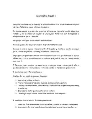 Taller empremdimiento