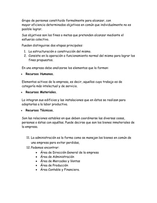 Taller emprendimiento