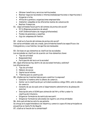 Taller emprendimiento