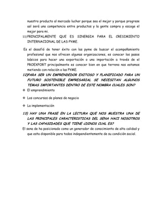 Taller emprendimiento