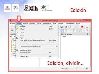 Edición
Edición, dividir...
 