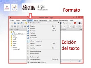 Formato
Edición
del texto
 