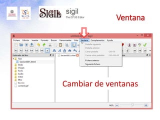 Ventana
Cambiar de ventanas
 