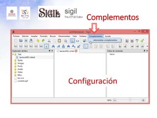 Complementos
Configuración
 