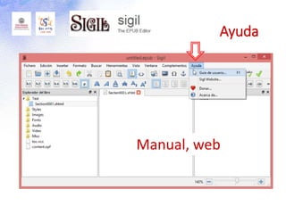 Ayuda
Manual, web
 