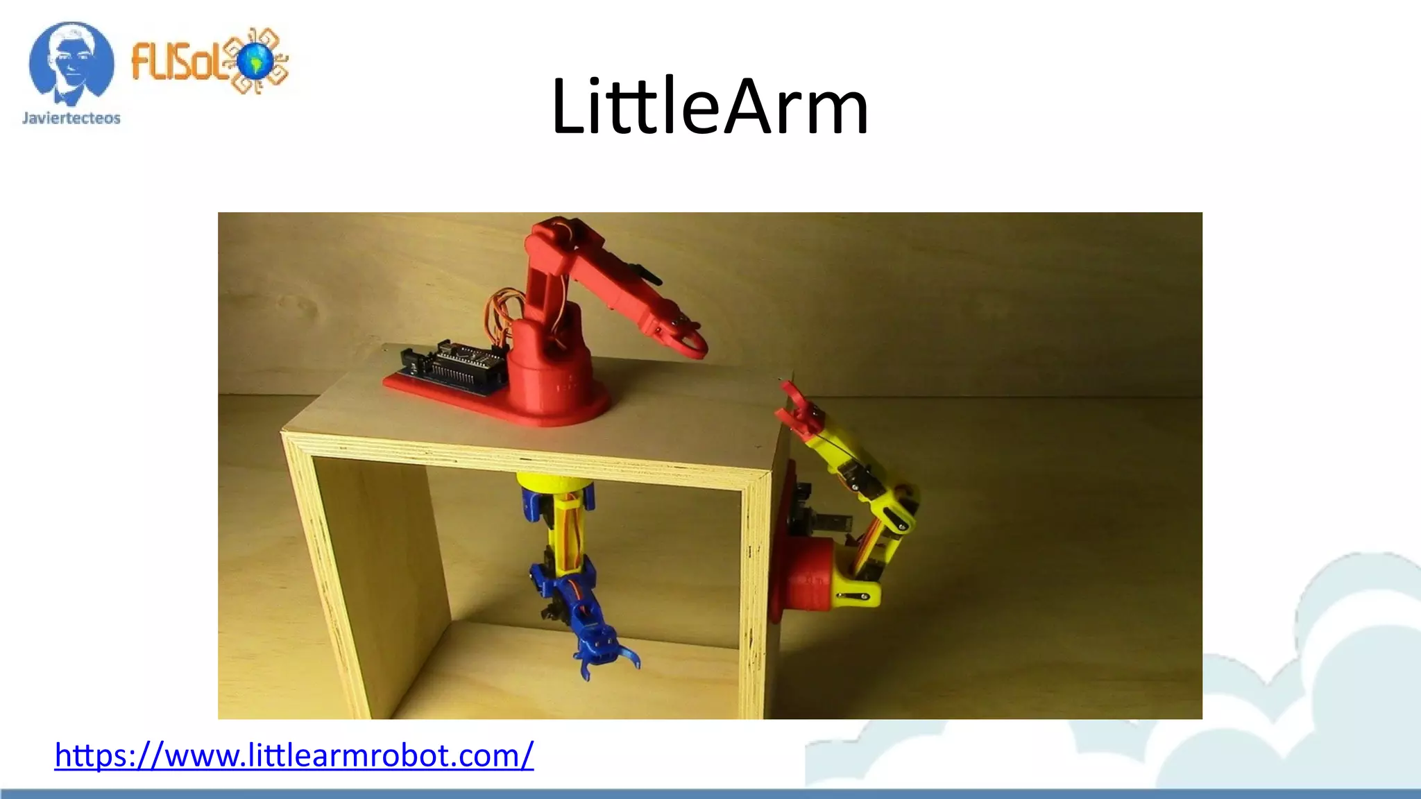 LittleArm
https://www.littlearmrobot.com/
 