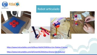Taller arduino   brazo robotico - flisol bogota 2021