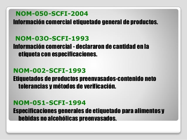 Nom 051 scfi 1994 pdf995