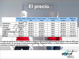 El precio. 