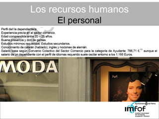 Los recursos humanos El personal 