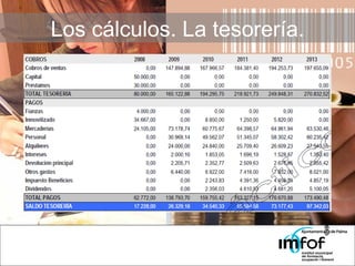 Los cálculos. Rentabilidad. 