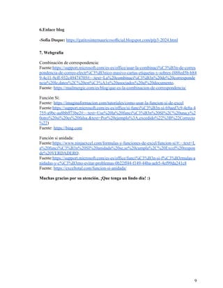Taller Excel avanzado Sofía Duque O.10-8 | PDF