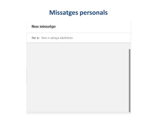 Missatges personals
 