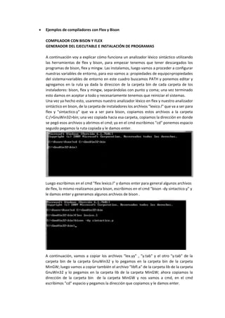 TALLER FLEX Y BISON | PDF
